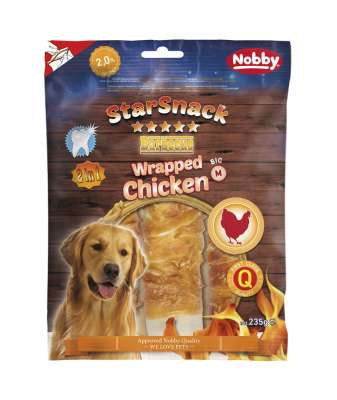 Paw & Joy Biggest Pet Supplies brand in Egypt | 50451 NOBBY StarSnack Barbecue Chicken Donut app. 10,0 cm, 2 pcs., app. 220 g