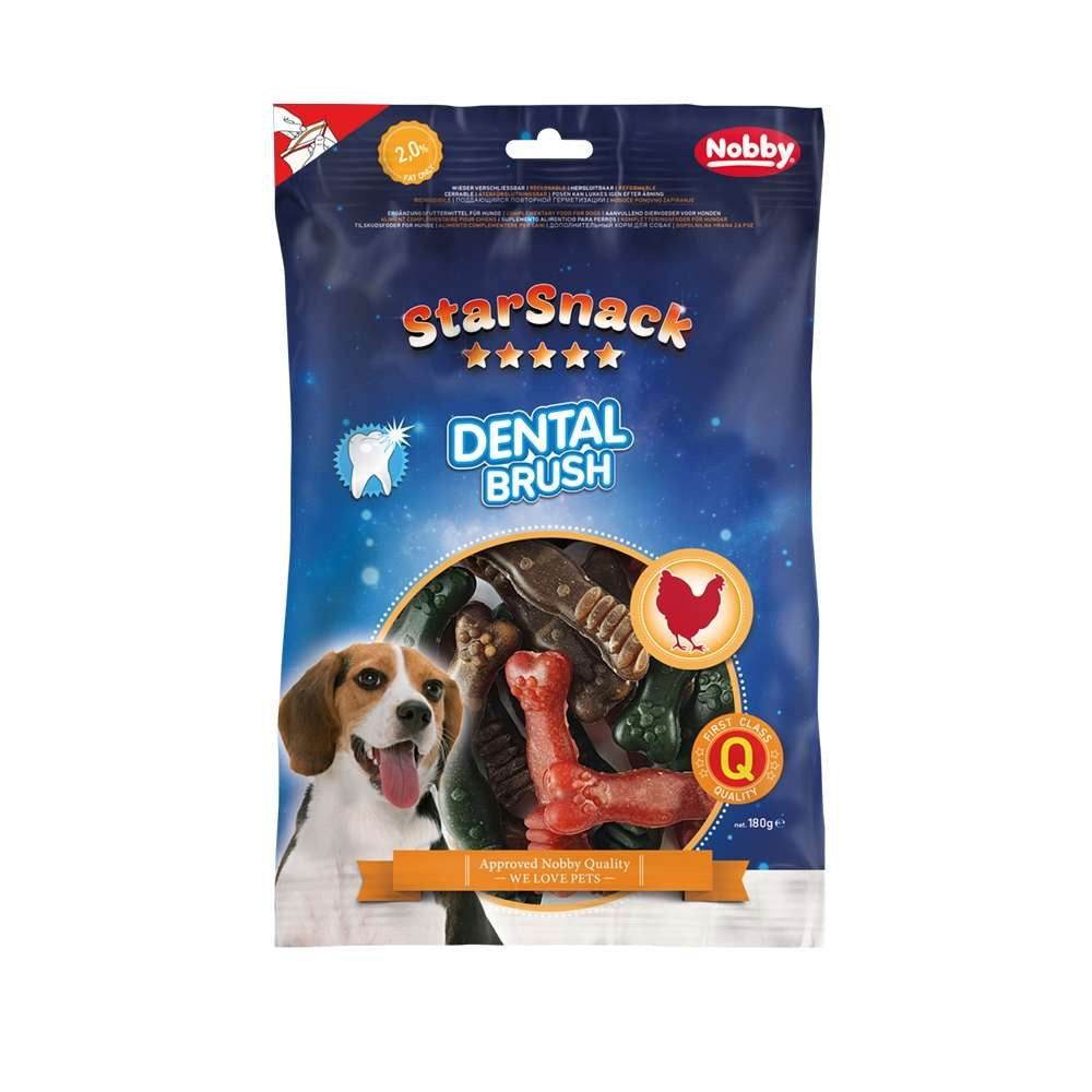 Paw & Joy Biggest Pet Supplies brand in Egypt | 50466 NOBBY StarSnack Dental Brush 180g