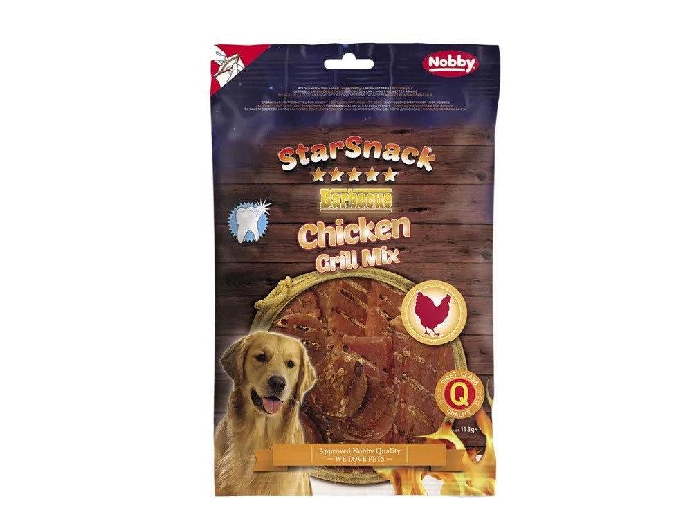 Paw & Joy Biggest Pet Supplies brand in Egypt | 50662 NOBBY StarSnack Chicken Grill Mix 113 g