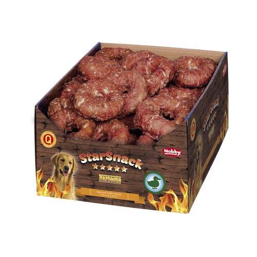 Paw & Joy Biggest Pet Supplies brand in Egypt | 50666 NOBBY STARSNACK BBQ Duck Donut 10,0 cm (1 Pc)