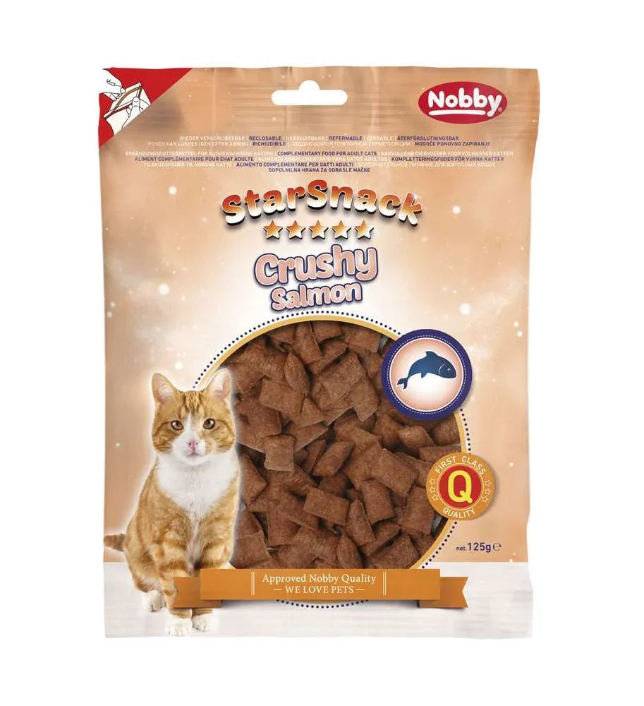 50674 NOBBY StarSnack Crushy Salmon 125 g - Paw & Joy