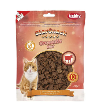 50677 NOBBY StarSnack Croquette Beef 125g - Paw & Joy