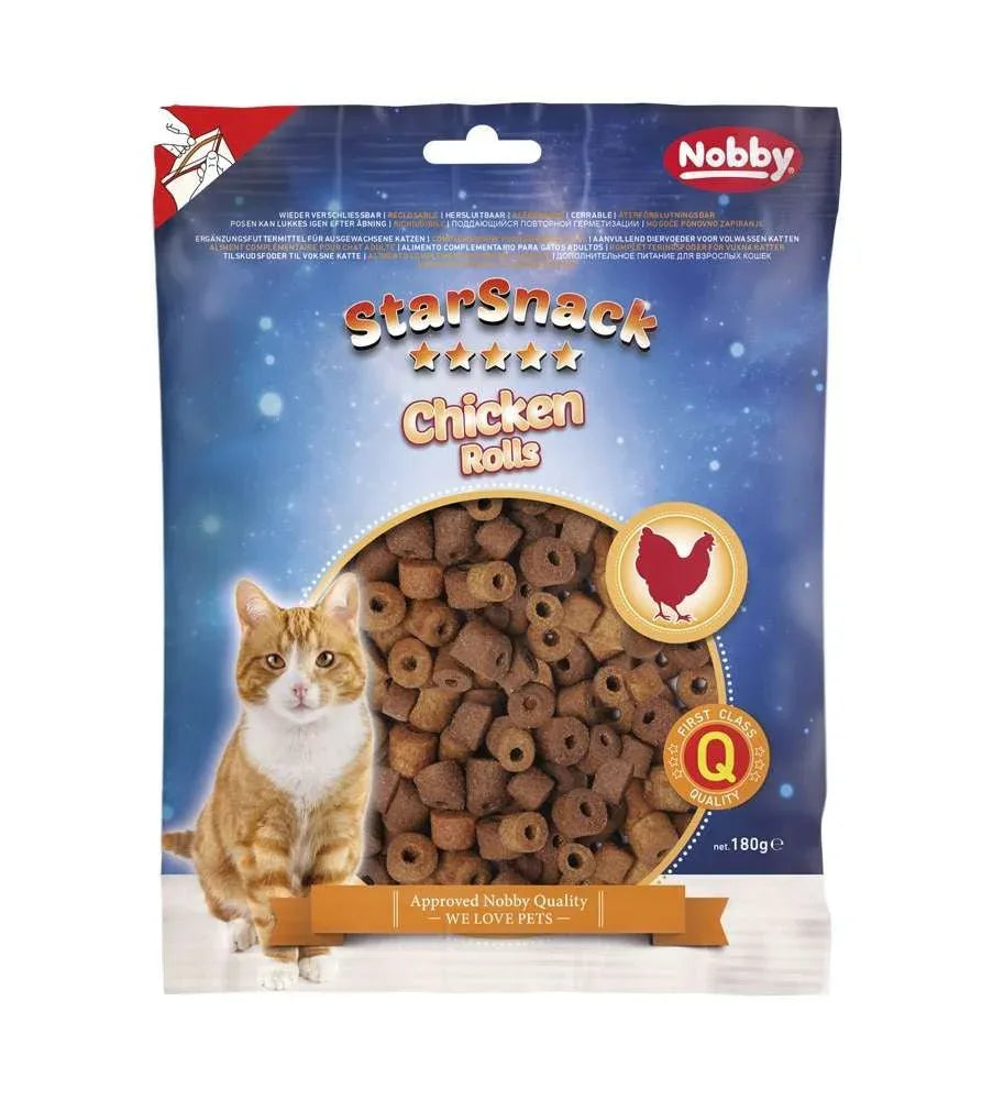 50678 NOBBY StarSnack Chicken Rolls 180g - Paw & Joy