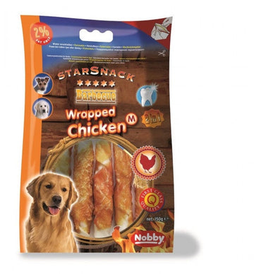 50799 NOBBY StarSnack Barbecue Wrapped Chicken  L, 375g