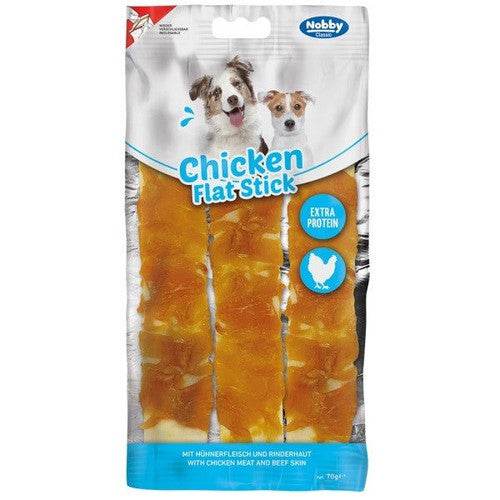 Paw & Joy Biggest Pet Supplies brand in Egypt | 50879 NOBBY Chicken Flat Stick