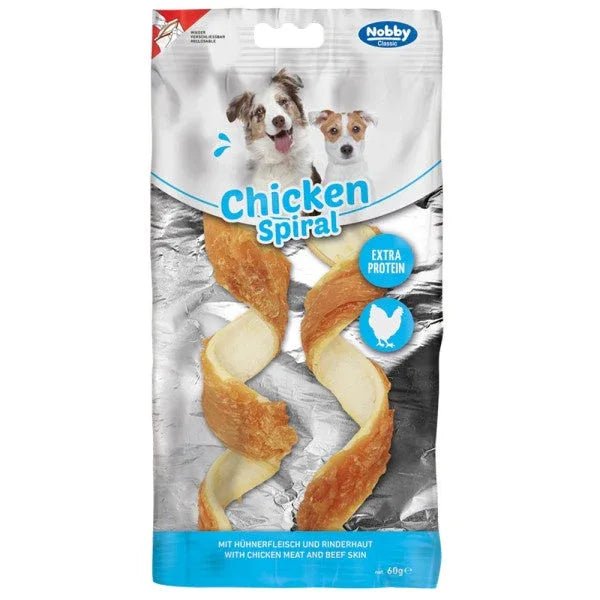 50880 NOBBY StarSnack CLASSIC Barbecue Chicken Spiral 60g - Paw & Joy