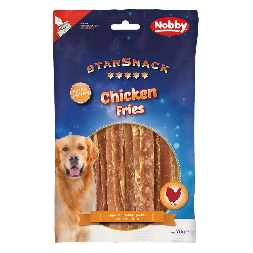 50938 NOBBY StarSnack Chicken Fries 70g - Paw & Joy