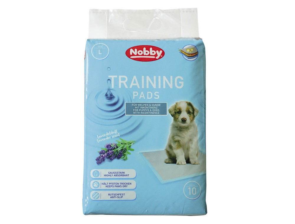 Paw & Joy Biggest Pet Supplies brand in Egypt | 57160 NOBBY Doggy Trainer Pads with Lavender Scent 10 pcs L - 60 x 60 cm