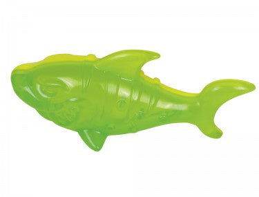 Paw & Joy Biggest Pet Supplies brand in Egypt | 59969 NOBBY TPR-Foam shark green/yellow 18,5 cm