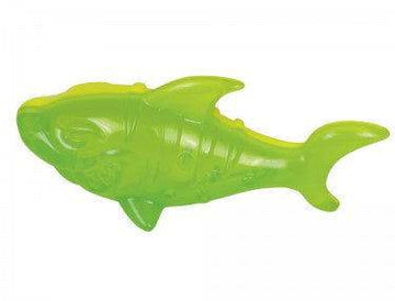 Paw & Joy Biggest Pet Supplies brand in Egypt | 59969 NOBBY TPR-Foam shark green/yellow 18,5 cm