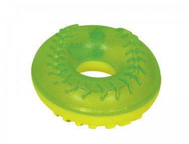 Paw & Joy Biggest Pet Supplies brand in Egypt | 59971 NOBBY TPR-Foam ring green/yellow 11,5 cm