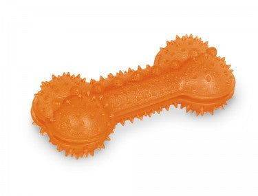 Paw & Joy Biggest Pet Supplies brand in Egypt | 60071 NOBBY TPR Treat Bone orange 17,5 cm