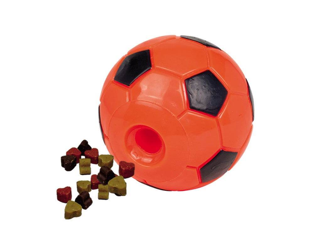 Paw & Joy Biggest Pet Supplies brand in Egypt | 60316 NOBBY TPR Snack-soccer ball orange 12,5 cm