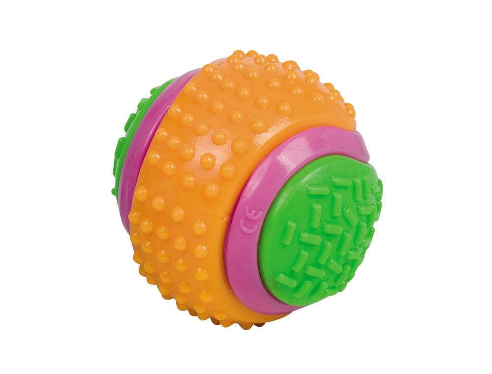 Paw & Joy Biggest Pet Supplies brand in Egypt | 60325 NOBBY TPR Baseball with bell multi colour 8 cm