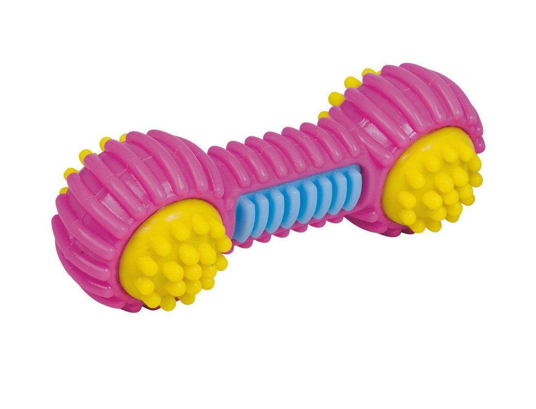 Paw & Joy Biggest Pet Supplies brand in Egypt | 60330 NOBBY TPR Dumbbell multicolour 15,5cm