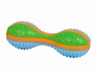 Paw & Joy Biggest Pet Supplies brand in Egypt | 60334 NOBBY TPR Dumbbell multi colour 15 cm