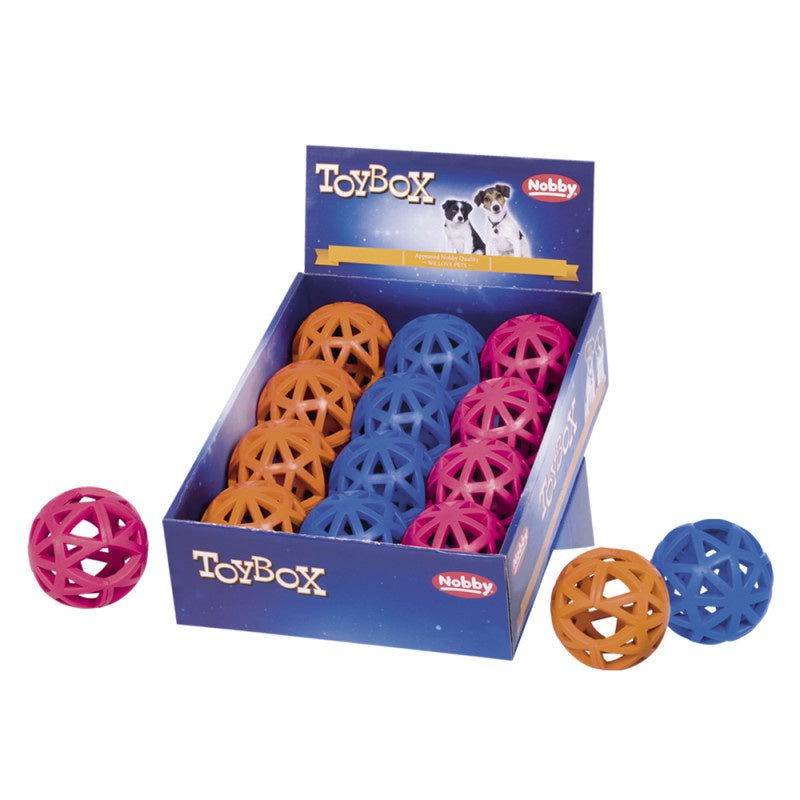 Paw & Joy Biggest Pet Supplies brand in Egypt | 60360 NOBBY Rubber fence ball, 9 cm