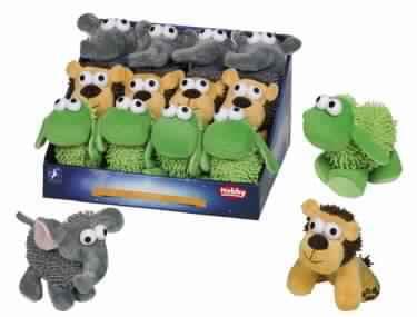 Paw & Joy Biggest Pet Supplies brand in Egypt | 60412 NOBBY Moppy Toy Sheep/Elephant/Lion 12-14 cm