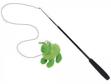 Paw & Joy Biggest Pet Supplies brand in Egypt | 60424 NOBBY Training rod with moppy sheep 100 cm / 12 cm