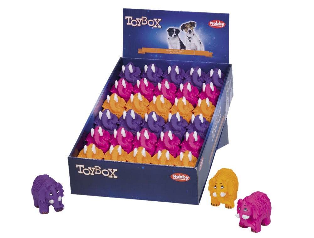 Paw & Joy Biggest Pet Supplies brand in Egypt | 60429 NOBBY Latex Mammut assorted coloures 8,5 cm