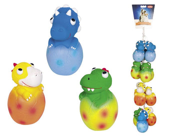 60436 NOBBY Latex figures "Dino" assorted colors  11-12 cm -  - PetsOffice