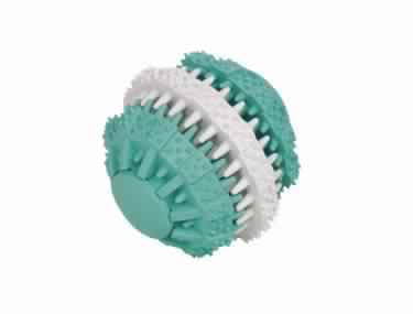 60469 NOBBY Rubber Ball "DENTAL LINE" becolour 6 cm -  - PetsOffice