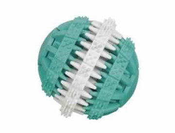 60470 NOBBY Rubber Ball "DENTAL LINE" bicolour 7 cm -  - PetsOffice