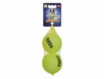 Paw & Joy Biggest Pet Supplies brand in Egypt | 60483 NOBBY Tennis ball with squeeker L 8,5 cm; Net of 2 pcs