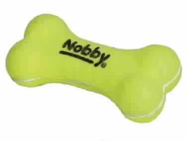 Paw & Joy Biggest Pet Supplies brand in Egypt | 60493 NOBBY Tennis Bone with squeeker 15,0 cm