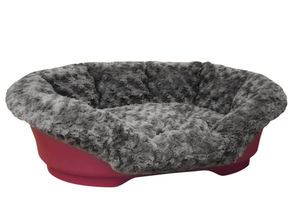 Paw & Joy Biggest Pet Supplies brand in Egypt | 60972-74 NOBBY Cuddly cover for plastic beds dark grey 81 x 54 x 24 cm