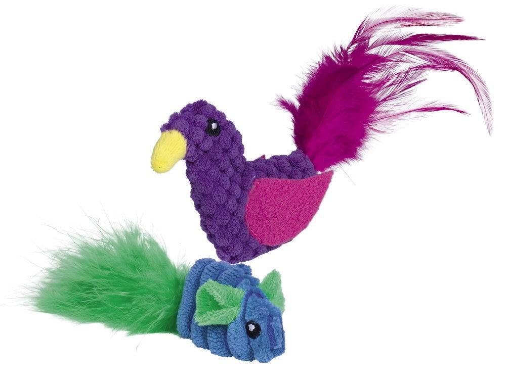 Paw & Joy Biggest Pet Supplies brand in Egypt | 61115 NOBBY Plush animals 2 pcs 6 cm + 10 cm