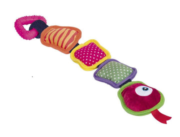 Paw & Joy Biggest Pet Supplies brand in Egypt | 61127 NOBBY Plush snake with rubber toy 45 cm