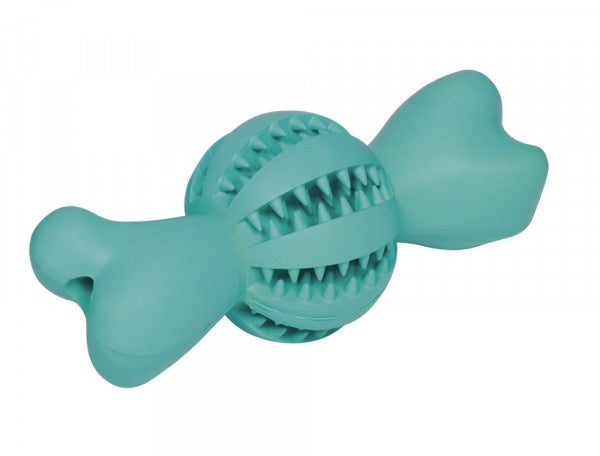 61215 NOBBY Rubber ball with bone "DENTAL LINE"  18 cm
