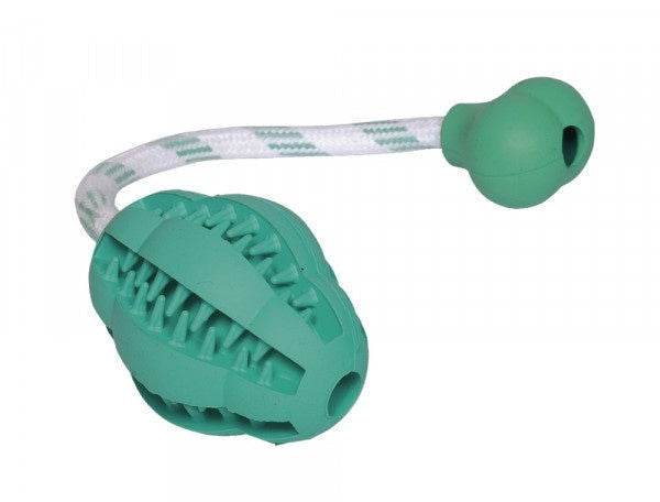 Paw & Joy Biggest Pet Supplies brand in Egypt | 61217 NOBBY Rubber Jumper DENTAL LINE with rope 27cm