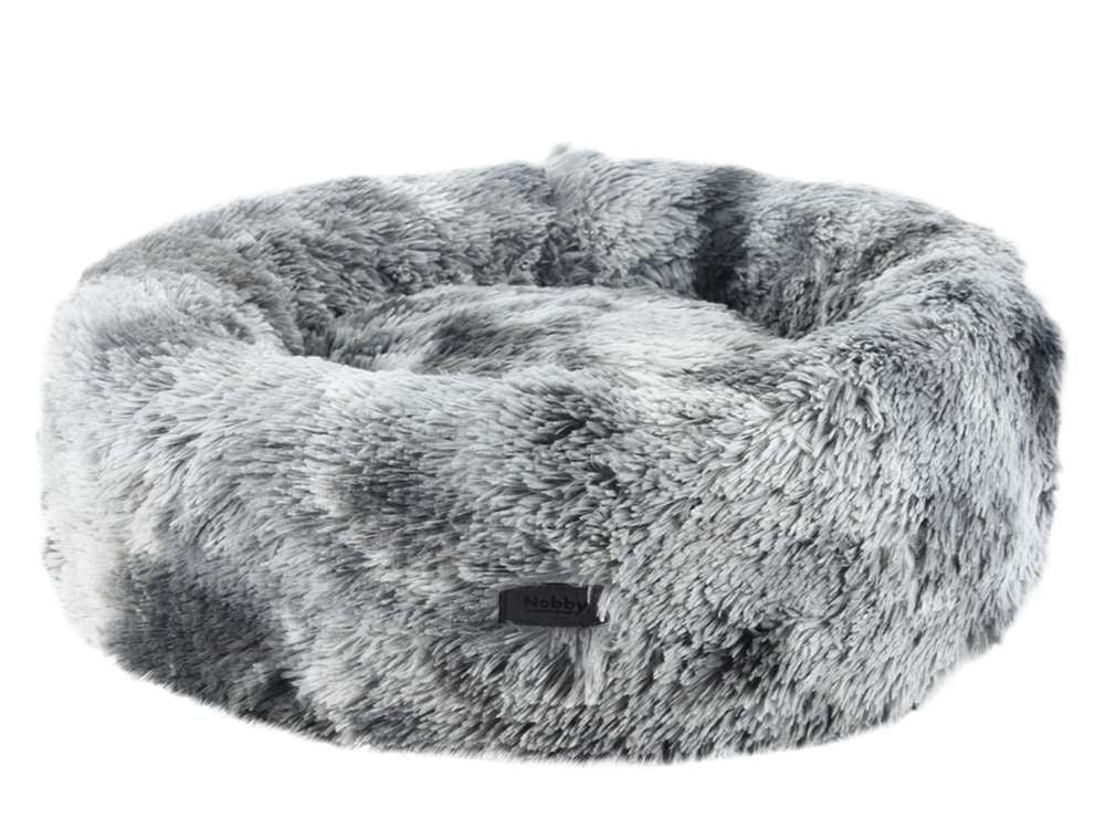 61715 NOBBY Cosy bed Donut "CODA" grey d x h: � 60 x 23 cm