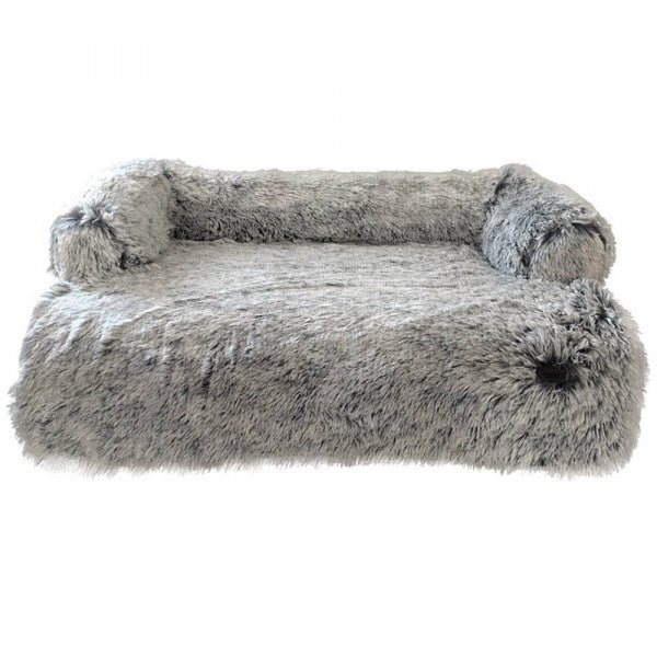 61770 NOBBY Sofa mat square "NURU" grey l x w x h: 110 x 85 x 15 cm