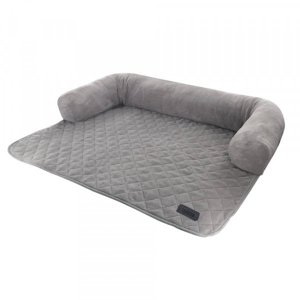61772 NOBBY Sofa mat square "PENKA" grey l x w x h: 110 x 85 x 15 cm