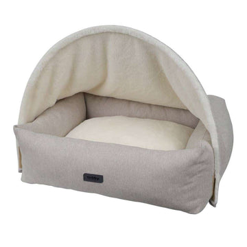 61774 NOBBY Comfort bed with cave "ILANA" beige l x w x h: 60 x 50 x 16 cm