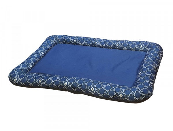 61807 NOBBY Mat square Classic "JUKU" blue l x w x h: 92 x 68 x 5 cm