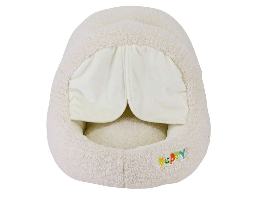 61871 NOBBY Cave "PUPPY" ivory l x w x h: 45 x 45 x 35 cm