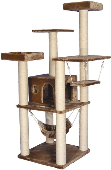 62018-11 NOBBY Cat-scratcher "SIMBA" light brown -  - PetsOffice