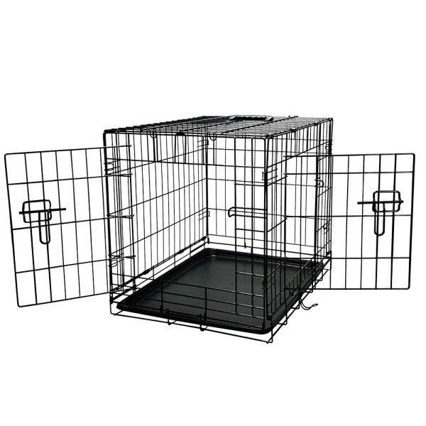 Paw & Joy Biggest Pet Supplies brand in Egypt | 62311 NOBBY Transport cage foldable black L x B x H: 62 x 43 x 49 cm