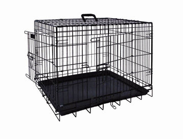 Paw & Joy Biggest Pet Supplies brand in Egypt | 62314 NOBBY Transport cage foldable black l x w x h: 109 x 71 x 79 cm