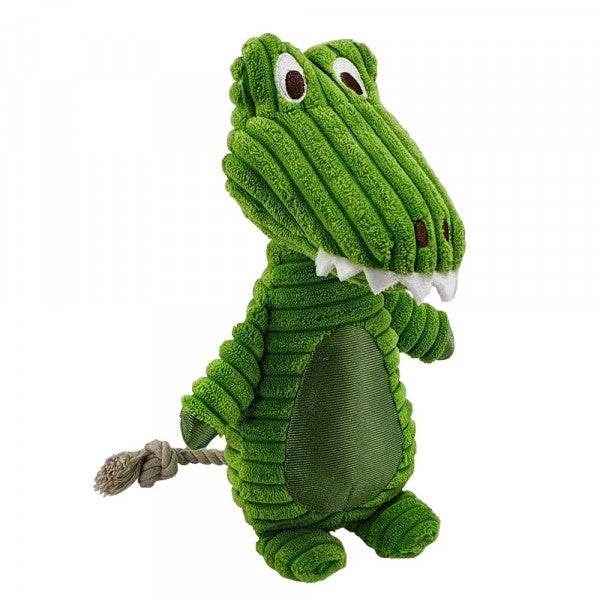 Paw & Joy Biggest Pet Supplies brand in Egypt | 62428 NOBBY Plush crocodile with rope 28cm