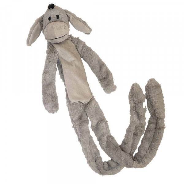 Paw & Joy Biggest Pet Supplies brand in Egypt | 62431 NOBBY Plush donkey long, with rope inside 105cm