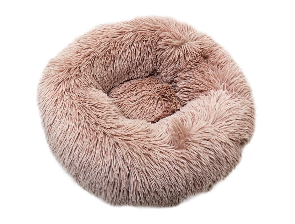 62805 NOBBY Cosy bed donut Classic "ESLA" dusty pink d x h: Ø 110 x 35 cm