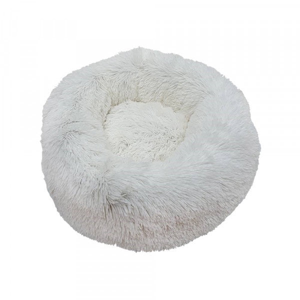 62814 NOBBY Cosy bed donut Classic "ESLA" white d x h: Ø 90 x 29 cm