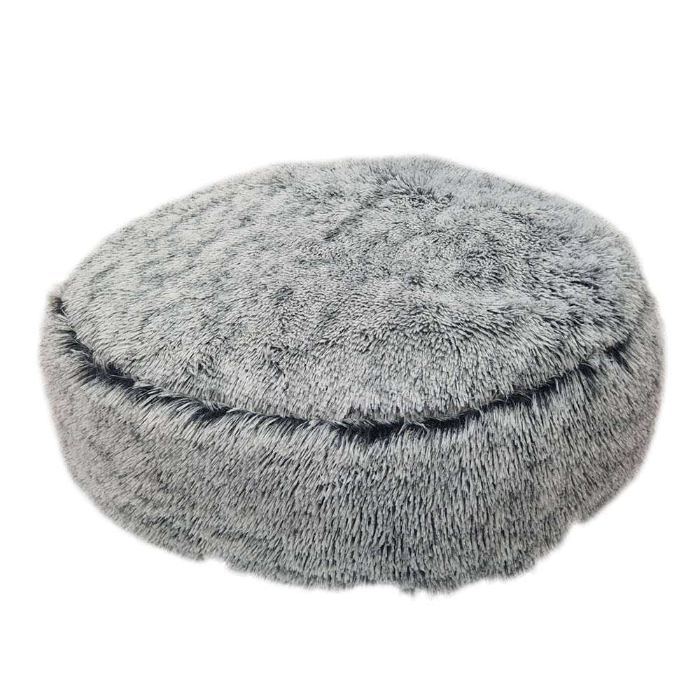 62822 NOBBY Comfort cushion round Classic "ARES" blue-grey d x h: � 110 x 20 cm