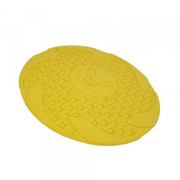 Paw & Joy Biggest Pet Supplies brand in Egypt | 63580 NOBBY Rubber Fly-Disc yellow Ø 18cm