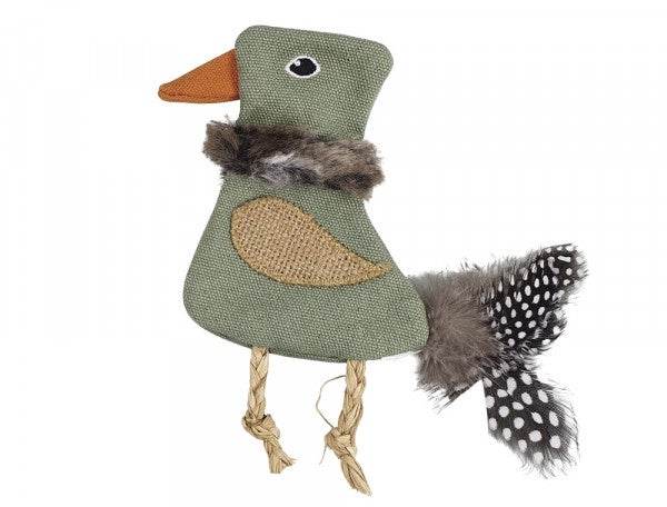 Paw & Joy Biggest Pet Supplies brand in Egypt | 63954 NOBBY Fabric duck with catnip 15cm